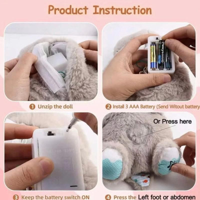 Gấu Nhịp Thở Ngủ Gấu Koala Bông Nhịp Thở Mô Phỏng Hít Thở Ánh Sáng Âm Thanh Giúp Vào Giấc Ngủ Nhanh