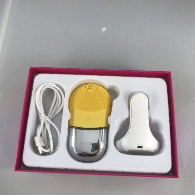 [ THANH LÝ NEW ] Máy rửa mặt KEMEI KM-1070 làm sạch da mặt, thúc đẩy hấp thụ dưỡng chất, tẩy trang hoàn hảo sử dụng được cho tất cả các loại da, nam nữ đều dùng được