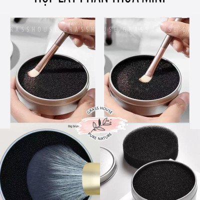 HỘP GẠT VỆ SINH CỌ TRANG ĐIỂM GECOMO LẤY ĐI PHẤN THỪA TRÊN CỌ TRANG ĐIỂM 