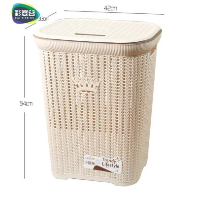 Sọt đựng quần áo cao cấp giống mây tre Đan kiểu Hàn quốc