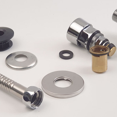 Van xả tiểu nhấn nam, chất liệu Đồng mạ Chrome Eurolife EL-XT140 (Trắng bạc)