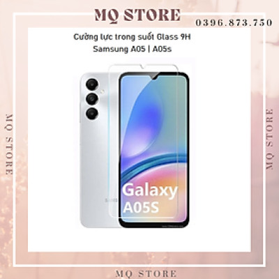 Kính cường lực cho Samsung A05 , A05s trong suốt không full Glass 9H ( hàng chính hãng)