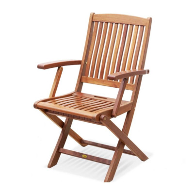 Ghế  Xếp Bungus Có Tay IBIE NC2021 (63 x 48 x 95 cm) - Nâu