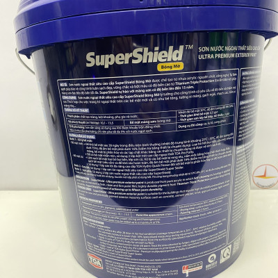 Sơn nước siêu cao cấp Toa SuperShield ngoại thất màu xanh 8274 _15L