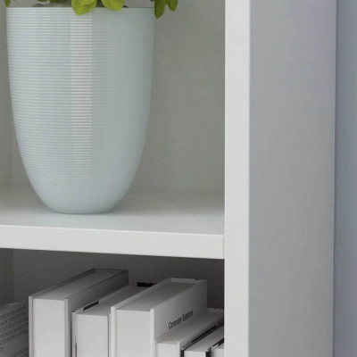 Giá sách bằng gỗ kiểu dáng tiện dụng SMLIFE Broadview