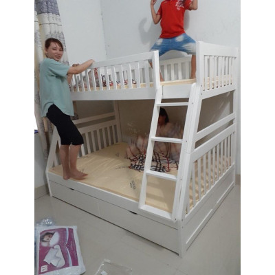 Giường Tầng Bình Long (Trắng)