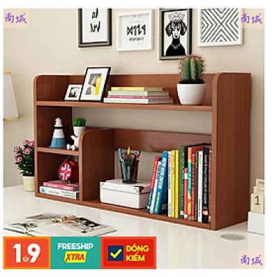 Kệ Sách Để Bàn Bằng Gỗ Lắp Ghép Tiện Lợi, lắp ghép dễ dàng, sử dụng tiện lợi ks93