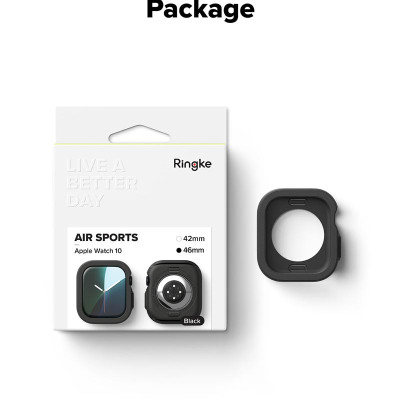 Ốp cho Apple Watch 10 RINGKE Air Sports 46mm / 42mm - Hàng Chính Hãng