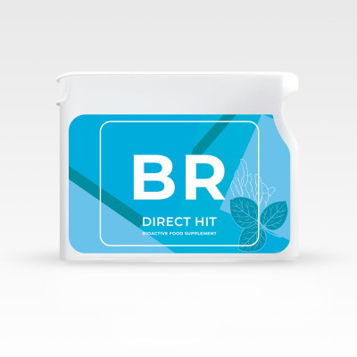 Thực Phẩm Sức Khỏe BR Direct Hit - Não Khỏe, Tinh Thần Khỏe - PROJECT V - Hộp 30 Viên - Xuất xứ Pháp, Hàng Chính Hãng