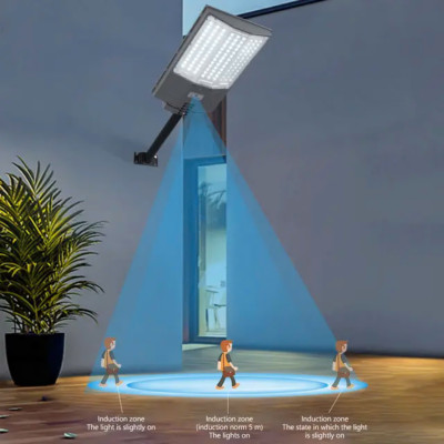 Đèn đường năng lượng mặt trời 3 mặt 400W