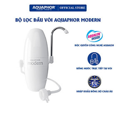 Bộ lọc đầu vòi Aquaphor MODERN Trắng - Hàng Chính Hãng