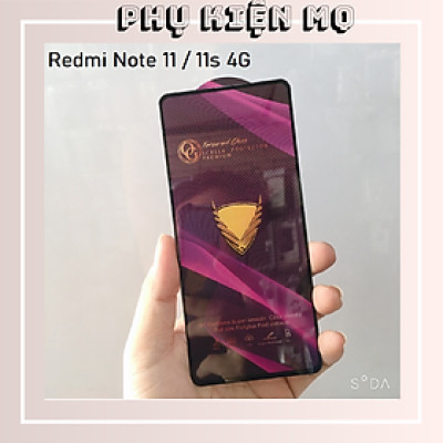 Kính cường lực cho Xiaomi Redmi Note 11 4g, 11s full màn hình OG cao cấp ( hàng chính hãng)