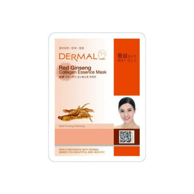 [ Tặng thêm 2 miếng ] Combo 10 Mặt nạ dưỡng da tinh chất hồng sâm Dermal