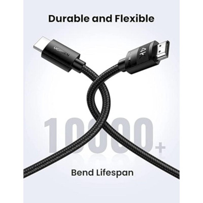 Ugreen UG40106HD119TK 20M 4K 30Hz màu đen Cáp hdmi - HÀNG CHÍNH HÃNG