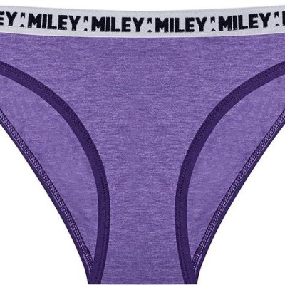 Combo 5 Quần Lót Nữ Melange Bikini Basic Miley Lingerie - Giao màu ngẫu nhiên (trắng - tím)