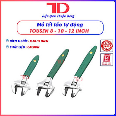 Mỏ lết lắc tự động từ 8 inch 10 inch và 12 inch, Điện lạnh Thuận Dung