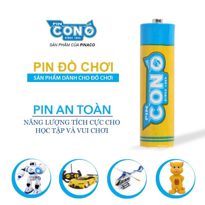 Combo 5 vỉ Pin Con Ó Đồ Chơi Trẻ Em PVC R6P - Size AA - Vỉ 4 viên