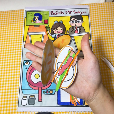 Bộ Tranh Tương Tác Cô Tiên Xanh - Bánh Mì Sài Gòn