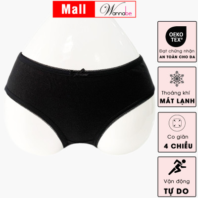 Quần lót thun cotton WANNABE QLC02 quần chíp đơn giản, dễ mặc thoáng mát