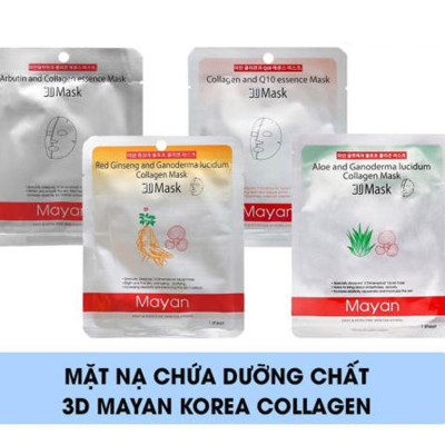 Combo 3 Mặt Nạ 3D Mayan Hồng Sâm Linh Chi