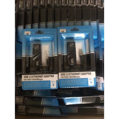 Cáp Chuyển USB 3.0 To Lan 10/100/1000 Mbps Gigabit - Cáp USB to LAN 3.0 Gigabit - Hàng chính hãng