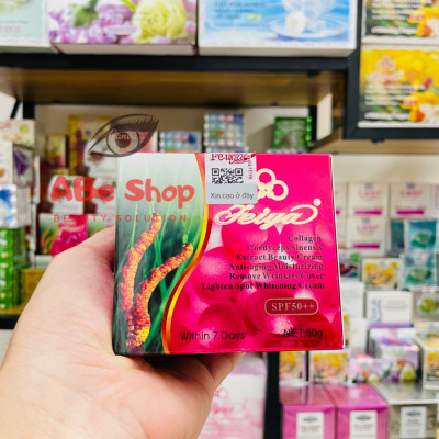 Kem FEIYA Đông Trùng Hạ Thảo 50g - Làm Trắng - Giảm Thâm Nám - Cải Thiện Da Tối Màu - Cân Bằng Da - Chống Lão Hóa