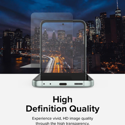 Combo 2 Miếng Dán màn hình Dành Cho Samsung Galaxy Z Flip 5 RINGKE Dual Easy Film_ Hàng Chính Hãng