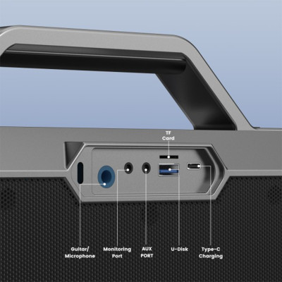 Loa karaoke kháng nước SOUNARC K1 (Tặng kèm 2 Micro) - Hàng Chính Hãng