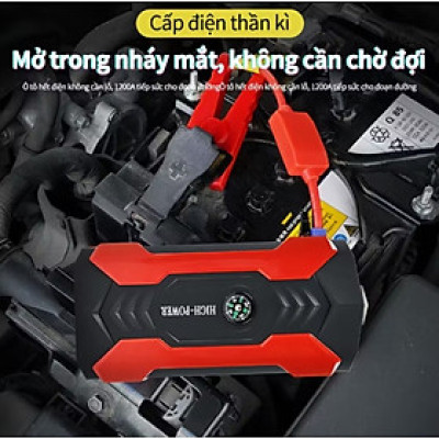 BỘ KÍCH ĐỀ NỔ MÁY KHẨN CẤP TRÊN XE HƠI ÔTÔ KIÊM SẠC DỰ PHÒNG THÔNG MINH CHO MỌI GIA ĐÌNH