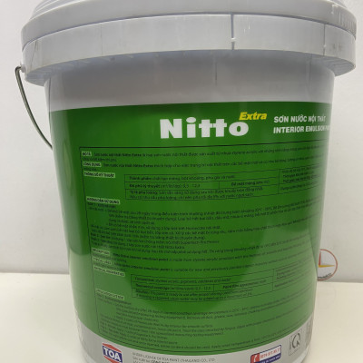 Sơn Nước Toa Nitto Extra nội thất màu vàng kem 8792_17L