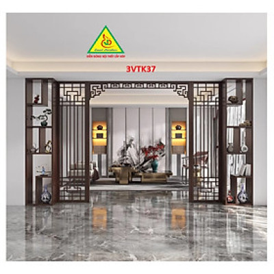 Vách ngăn phòng khách , vách ngăn phòng khách hiện đại 3VTK37 - Nội thất lắp ráp Viễn Đông Adv