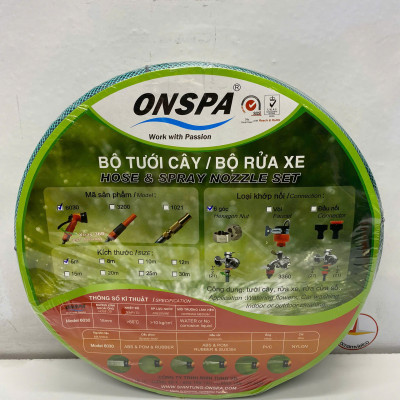 Bộ rửa xe tưới cây Onspa 6030 _ 5m (6 chế độ phun)