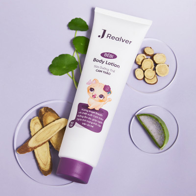 Sữa Dưỡng Thể Cam Thảo JRealver Mùi Angel Breath 150g