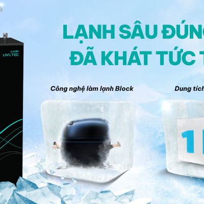 Máy lọc nước nóng lạnh Karofi Livotec 628 - Hàng chính hãng