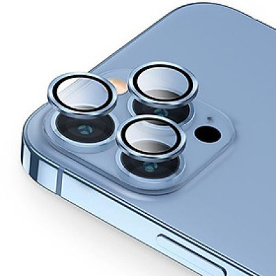 Kính dán camera UNIQ Optix Lens Protector For iPhone 13 Pro/ 13 Pro Max bảo vệ ống kính khỏi bụi, trầy xước, dấu tay Hàng Chính Hãng