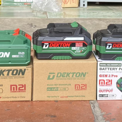 Pin Dekton M21-21V 4A PLUS (Pin chống cháy chống sốc)