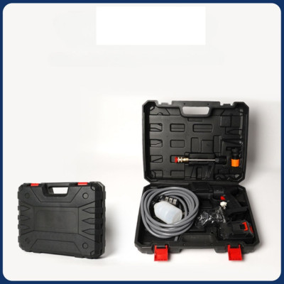 Máy Rửa Xe Mini Áp Lực Cao Dùng Pin Cầm Tay Rửa Xe Gia Đình Tưới Cây 48V 2 Pin