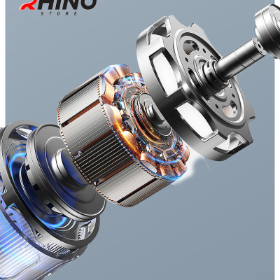 Quạt tích điện để bàn văn phòng Rhino F103 gồm 3 mức độ gió