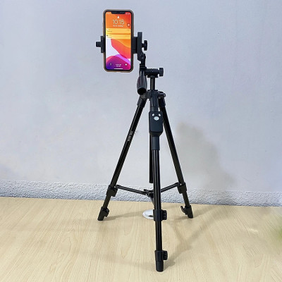 Chân đế tripod dùng cho điện thoại và máy ảnh 6218 -  Có Remote chụp ảnh và túi đựng tiện lợi - Hàng chính hãng