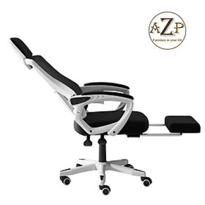 Ghế Trưởng Phòng  Ergonomic AZP-9908-TRẮNG Hỗ Trợ Cột Sống Lưng, Có Ngả Lưng