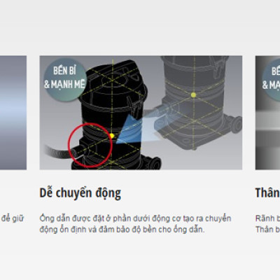 Máy Hút Bụi PanasonicPAHB-MC-YL631RN46 (1700W) - Đen - Hàng Chính Hãng