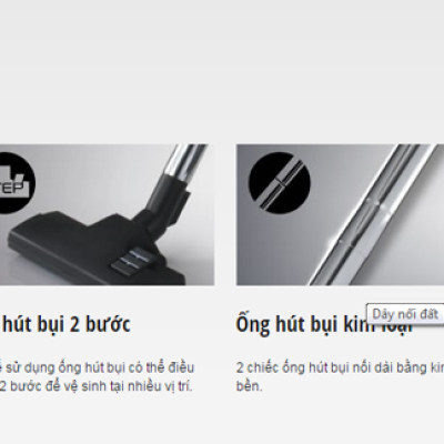 Máy Hút Bụi PanasonicPAHB-MC-YL631RN46 (1700W) - Đen - Hàng Chính Hãng