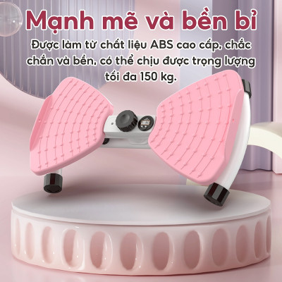 BG Dụng cụ tập thể dục 3003R xoay eo bụng đứng cho massage chân giảm cân, bàn xoay eo tập bụng, xoay eo