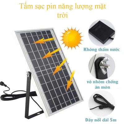 Đèn năng lượng mặt trời Max Tech 180W -  60W - 80W - 100W - 45W, Hoàn toàn không sử dụng điện, có điều khiển từ xa  - D1147