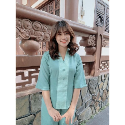 Đồ Lam Đi Chùa - đồ Phật Tử - Bà Lai Lụa