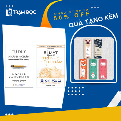Trạm Đọc Official | Combo Tư Duy Nhanh Và Chậm + Bí Mật Của Một Trí Nhớ Siêu Phàm