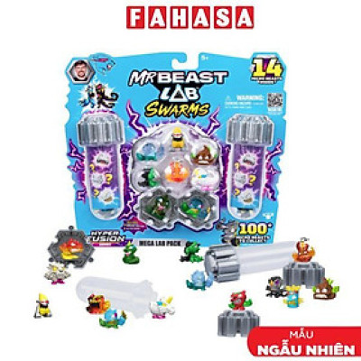 Đồ Chơi Phòng Thí Nghiệm Series 3 - 14 Sinh Vật - MrBeast Lab 24785 (Mẫu Sản Phẩm Giao Ngẫu Nhiên)