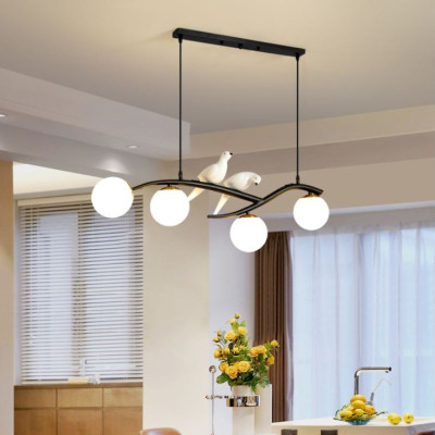 Đèn thả bàn ăn DOVE trang trí không gian phòng ăn hiện đại - Tặng kèm bóng đèn đầy đủ.