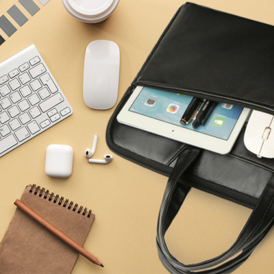 Túi xách chống sốc dành cho laptop macbook surface, túi công sở nam nữ cặp công sở đeo chéo đựng laptop - Hàng chính hãng