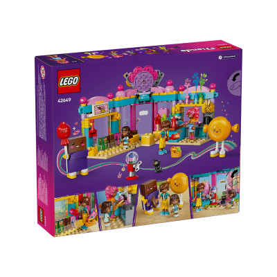 LEGO FRIENDS 42649 Đồ Chơi Lắp Ráp Cửa Hàng Kẹo Ngọt Thành Phố Heartlake (376 Chi Tiết)